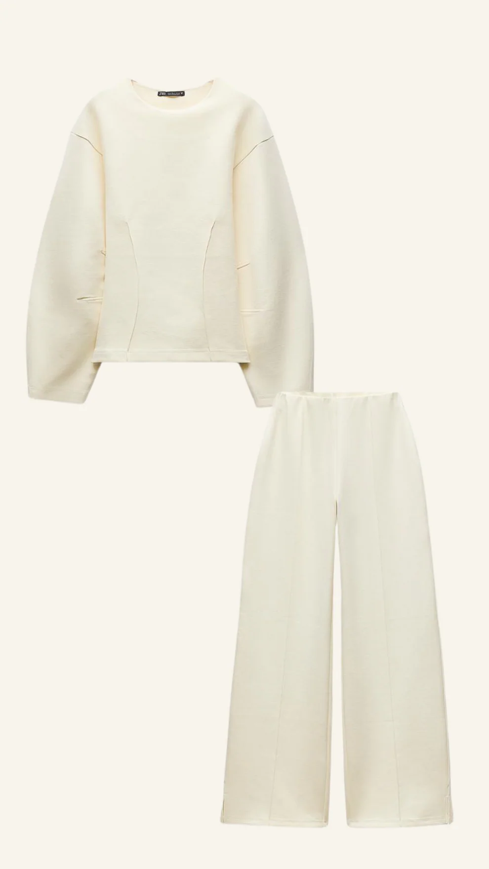 Damen Set | Oversized Top mit weitem Bein und klarer Form - Image 4
