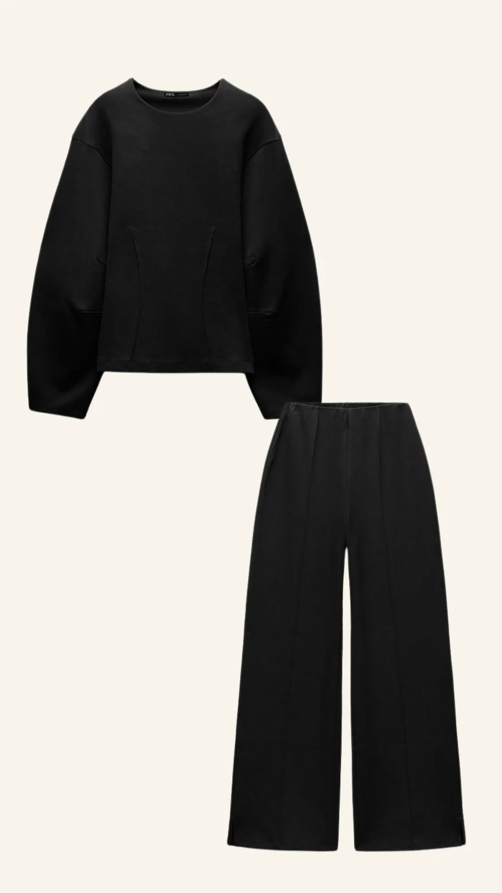 Damen Set | Oversized Top mit weitem Bein und klarer Form - Image 6