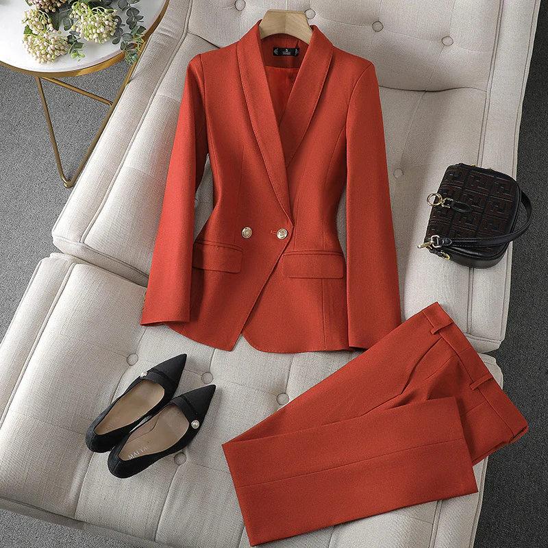 Damen Set | Taillierter Blazer und passende Hose - Image 2