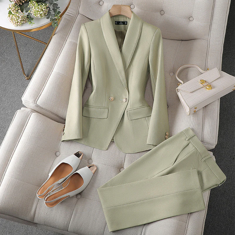 Damen Set | Taillierter Blazer und passende Hose - Image 3