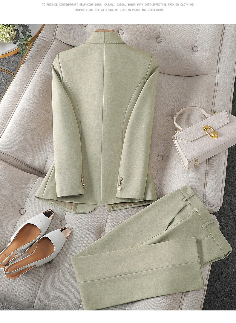 Damen Set | Taillierter Blazer und passende Hose - Image 4