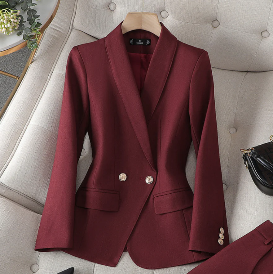 Damen Set | Taillierter Blazer und passende Hose - Image 6