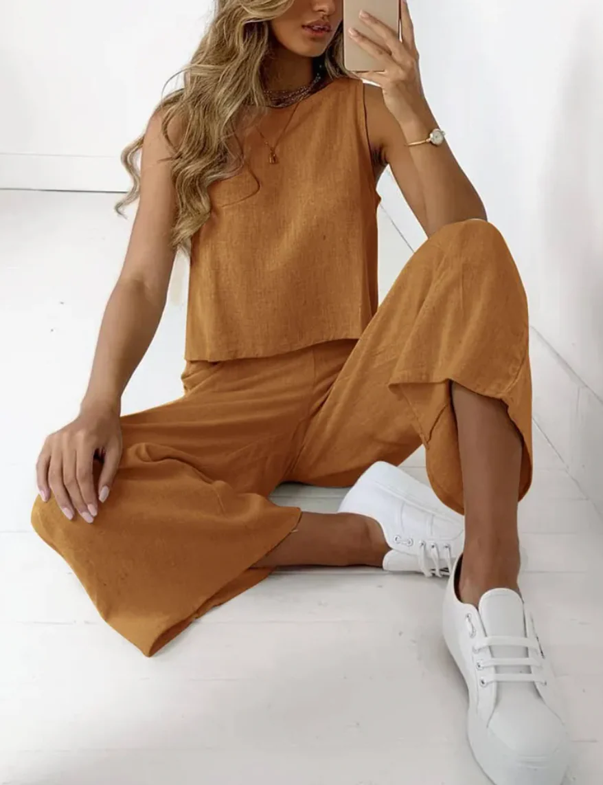 Damen Set Zweiteilig | Oberteil und lässige Hose - Image 9