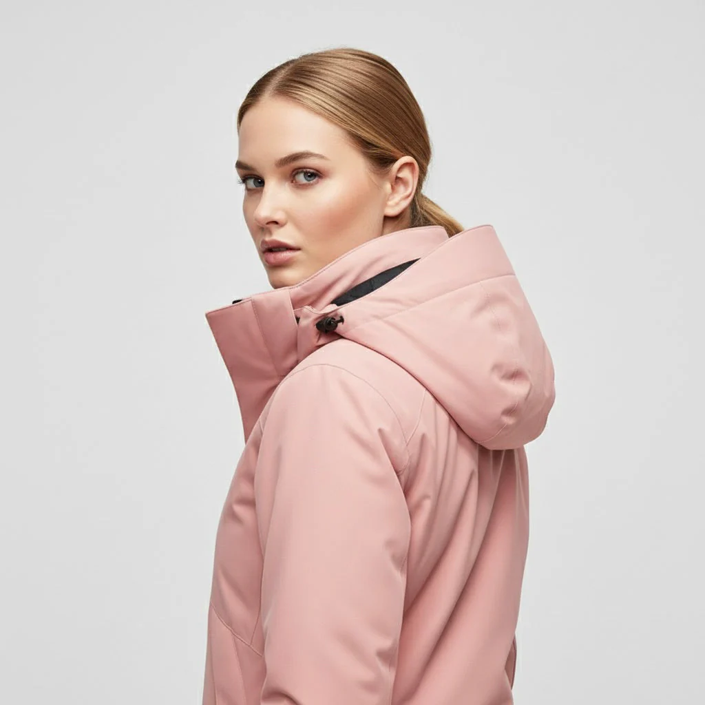 Damen Skiset | Kapuze Jacke Hose zweiteilig geschlossene Form