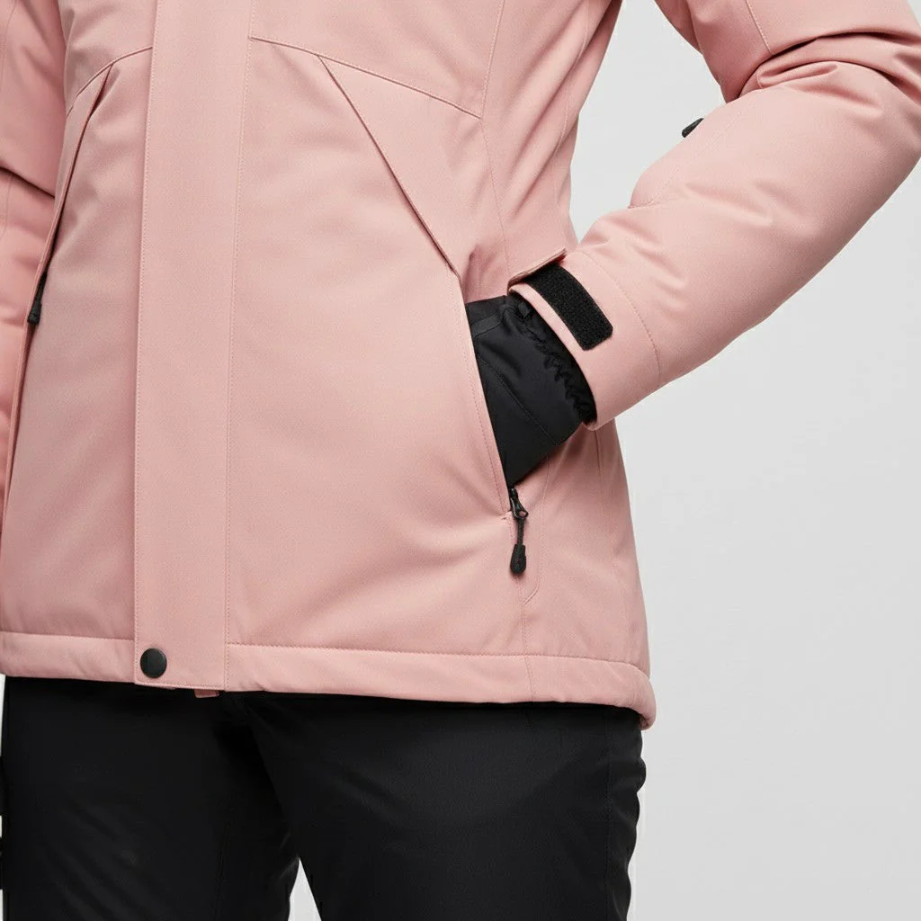 Damen Skiset | Kapuze Jacke Hose zweiteilig geschlossene Form - Image 4