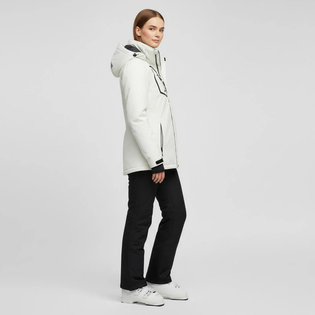 Damen Skiset | Strukturierte Jacke Hose wintertaugliche Ausführung - Image 2