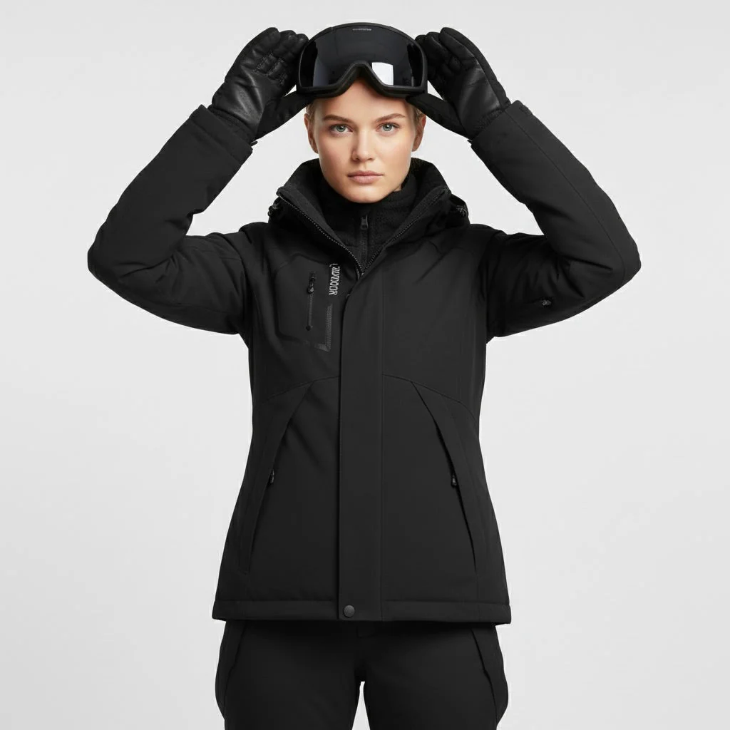 Damen Skiset | Zweiteilige Jacke Hose geschlossene Form