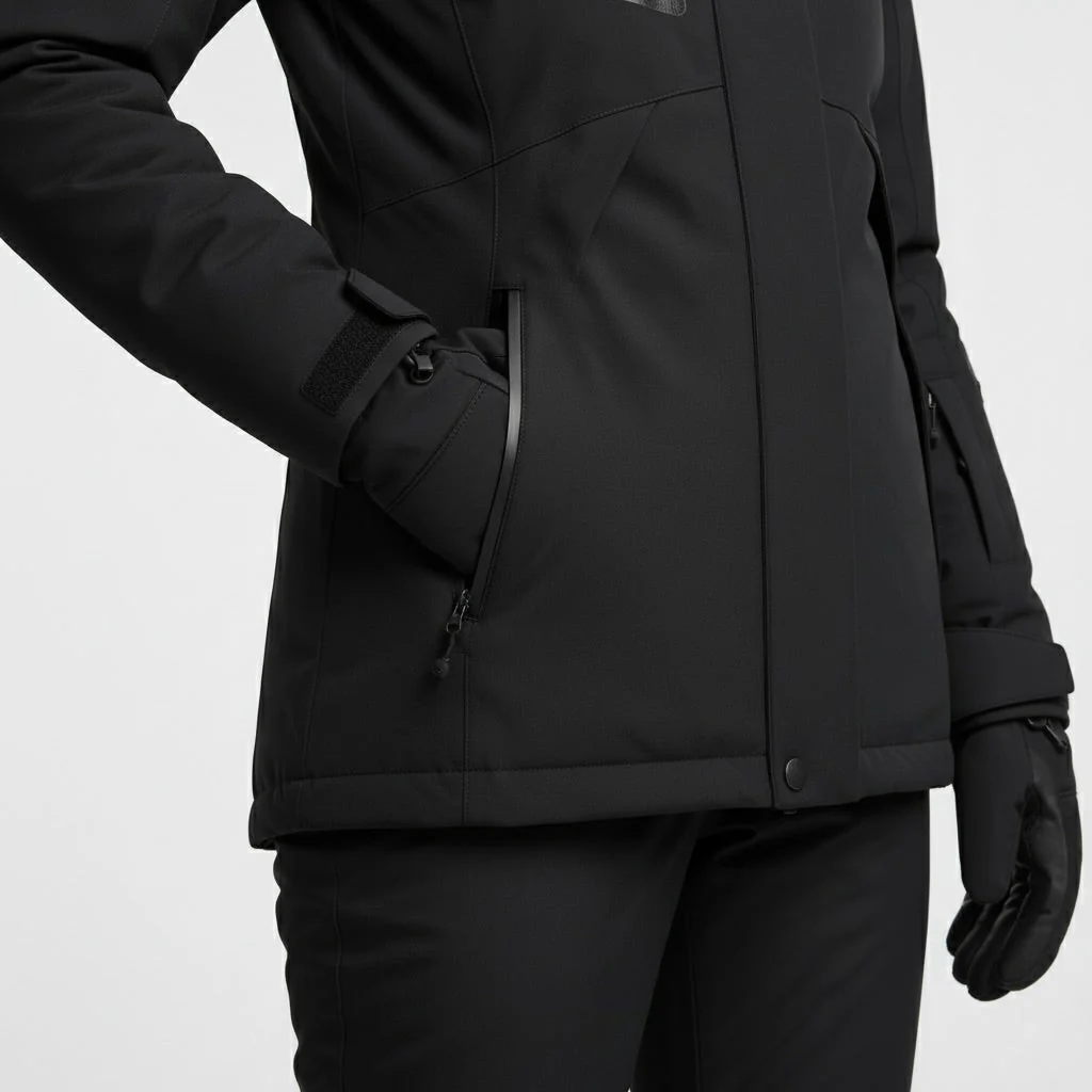 Damen Skiset | Zweiteilige Jacke Hose geschlossene Form - Image 5