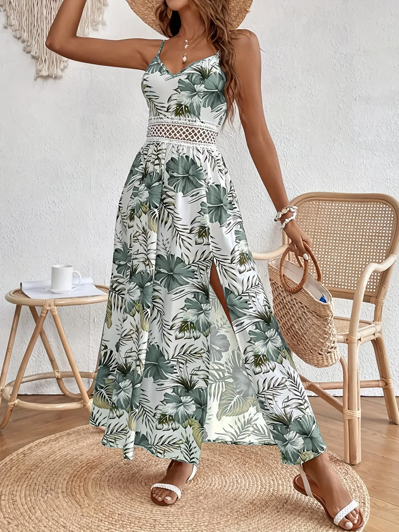Damen Sommer Kleid mit Blumenmuster | Maxi - Image 3
