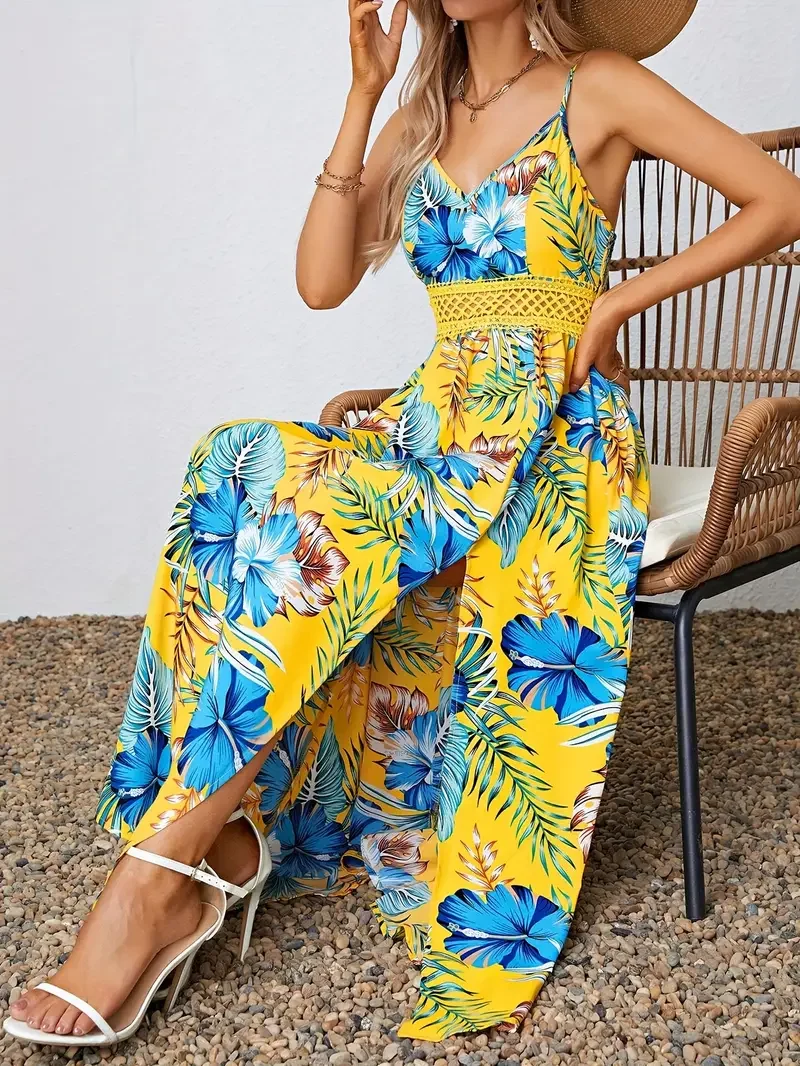 Damen Sommer Kleid mit Blumenmuster | Maxi - Image 6