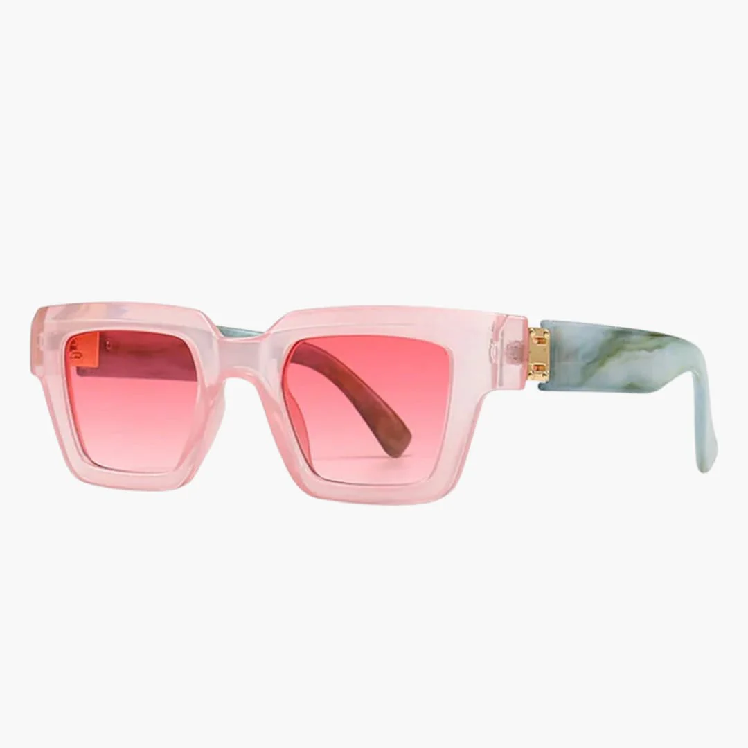 Damen Sonnenbrille mit eckigem Rahmen und UV400 Schutz - Image 4
