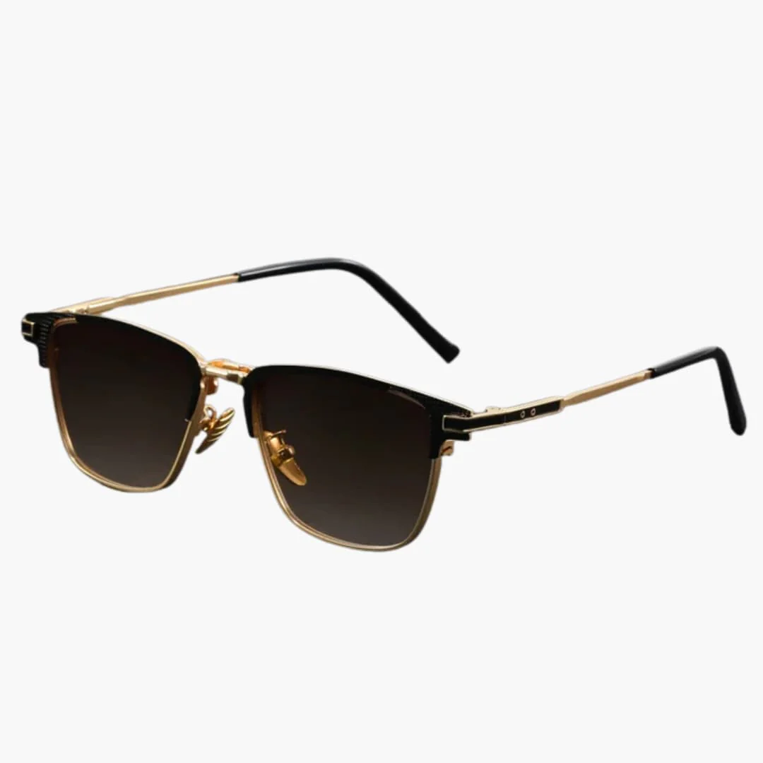 Damen Sonnenbrille mit eckiger Titanfassung und Polarisierung - Image 2