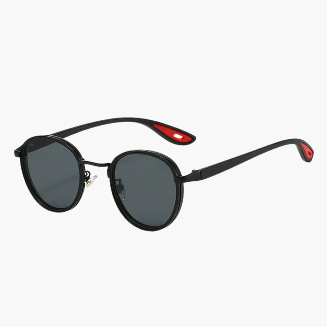 Damen Sonnenbrille mit rundem Metallrahmen und UV400 Schutz - Image 4