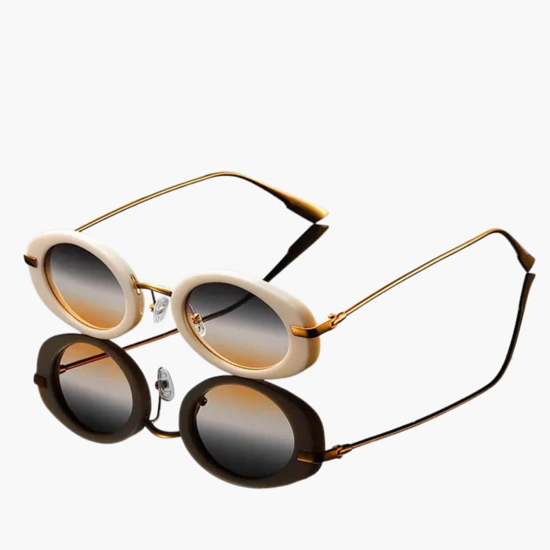 Damen Sonnenbrille mit runden Gläsern und UV-Schutz - Image 3
