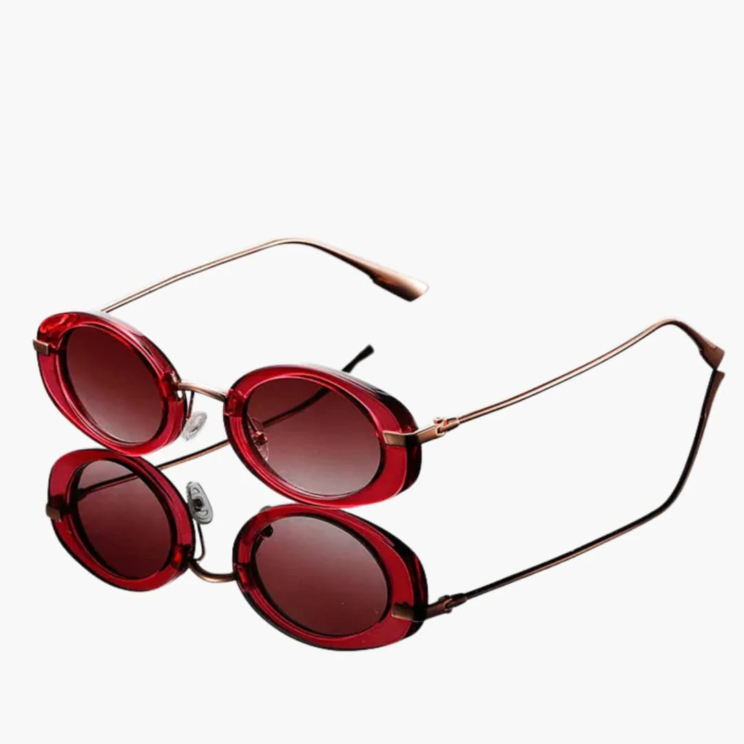 Damen Sonnenbrille mit runden Gläsern und UV-Schutz - Image 5