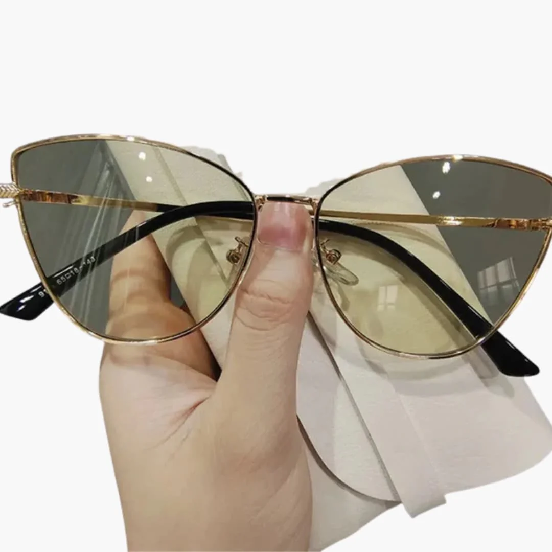 Damen Sonnenbrille mit UV400 Schutz aus Metall für Sommer - Image 5