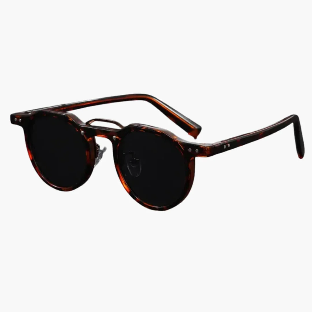 Damen Sonnenbrille rund mit UV400 Schutz und Acetatrahmen - Image 2