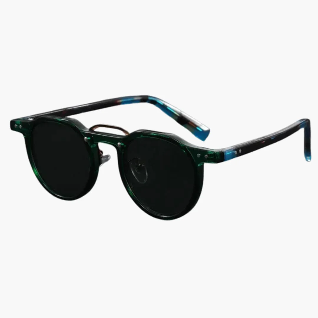 Damen Sonnenbrille rund mit UV400 Schutz und Acetatrahmen - Image 4