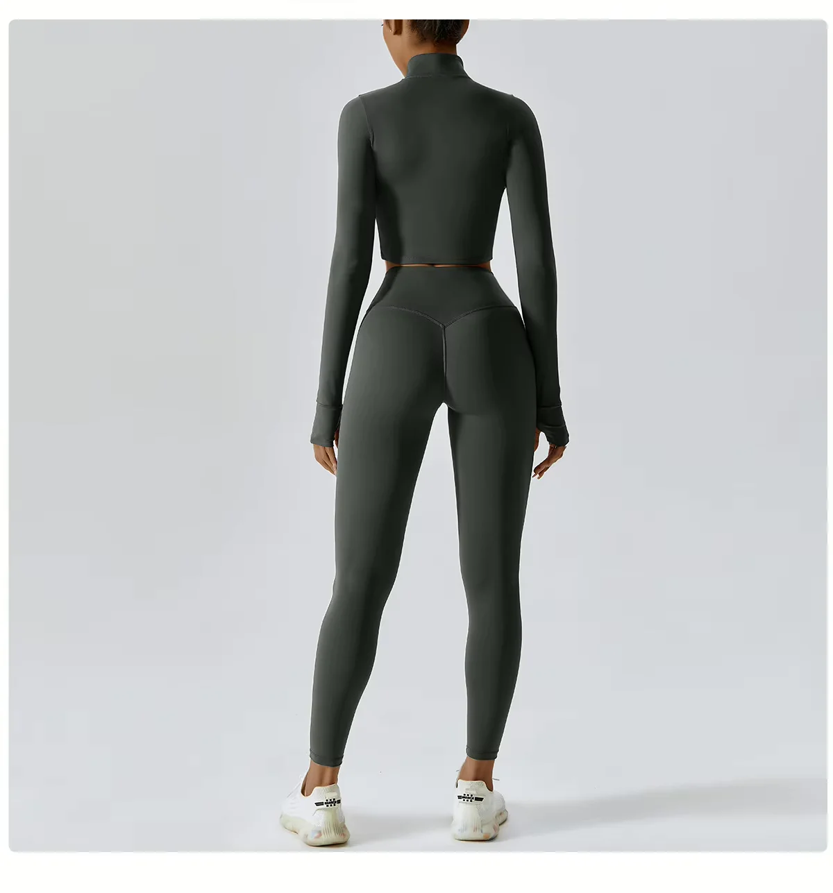 Damen Sportset | Dreiteilige Ausführung mit Weste, Oberteil und Hose - Image 8