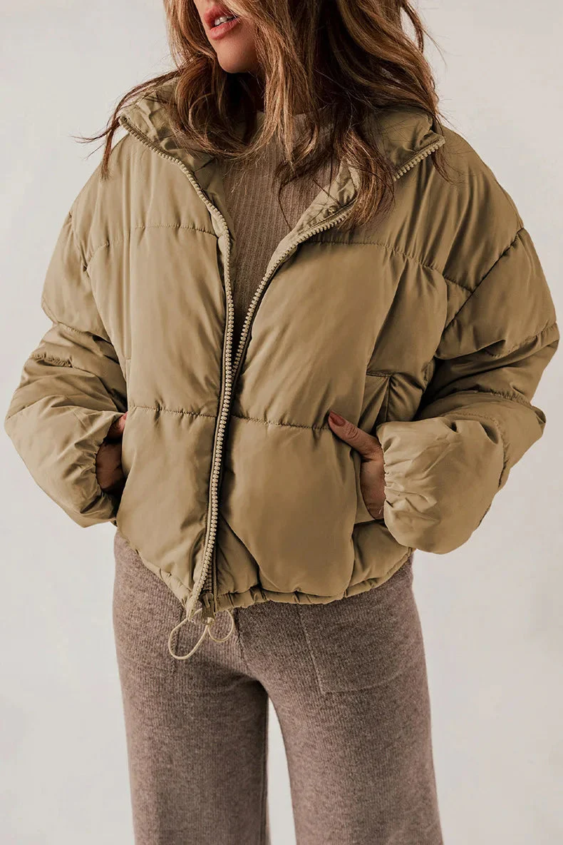 Damen Steppjacke | Reißverschluss und Eingrifftaschen - Image 10