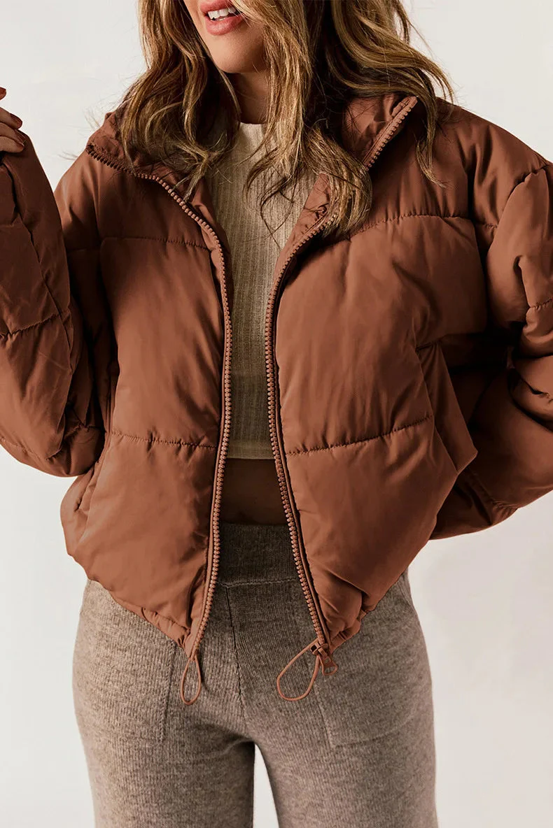 Damen Steppjacke | Reißverschluss und Eingrifftaschen - Image 2