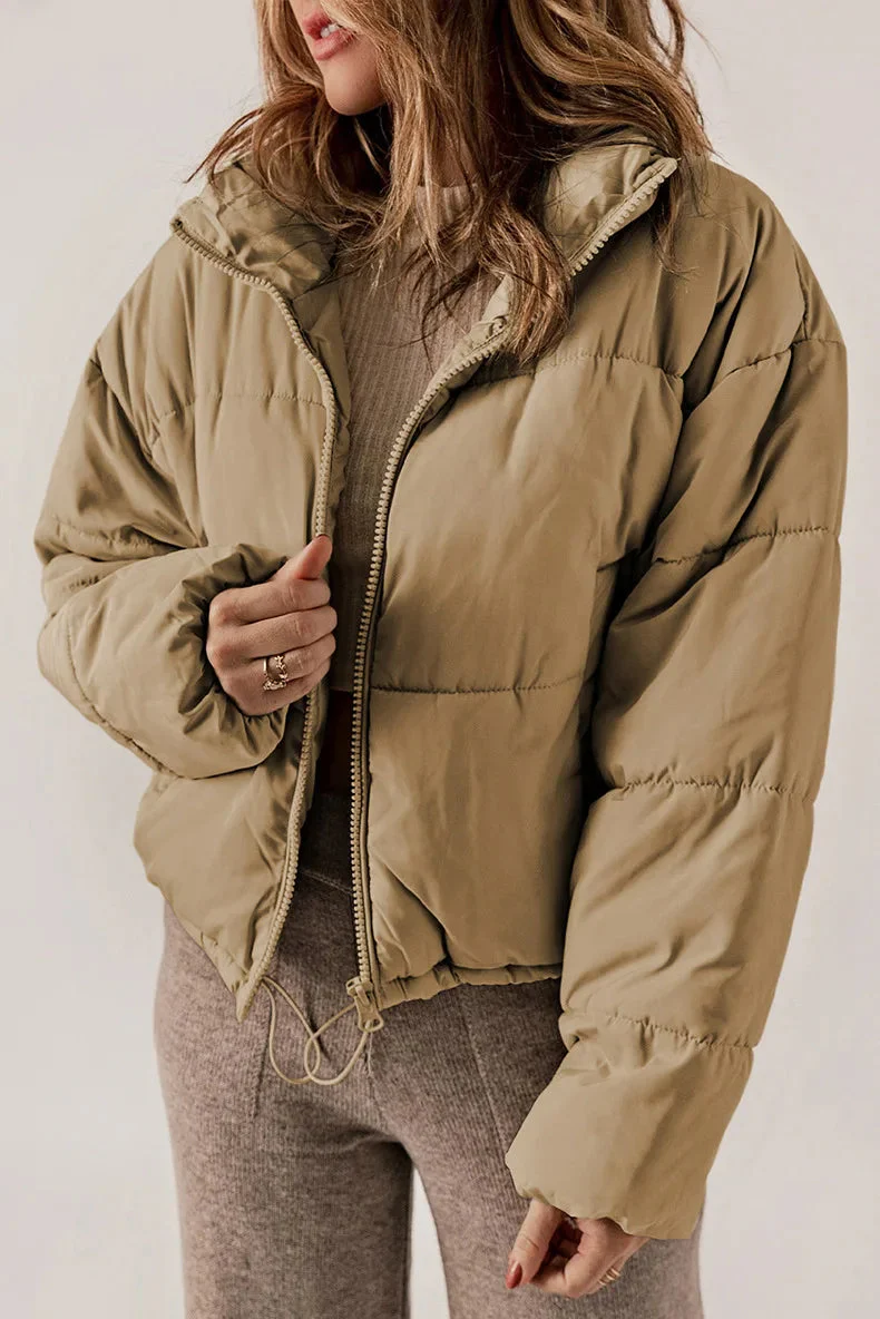 Damen Steppjacke | Reißverschluss und Eingrifftaschen - Image 3