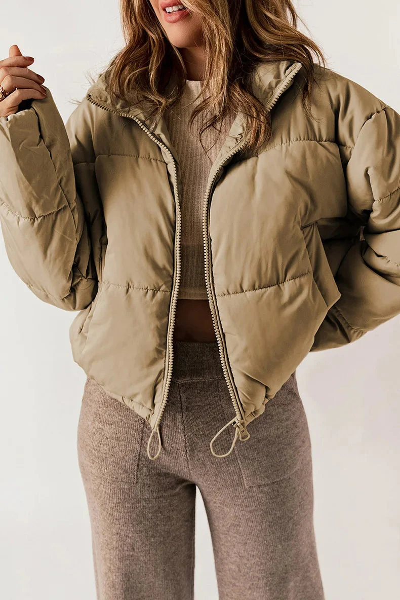 Damen Steppjacke | Reißverschluss und Eingrifftaschen - Image 4
