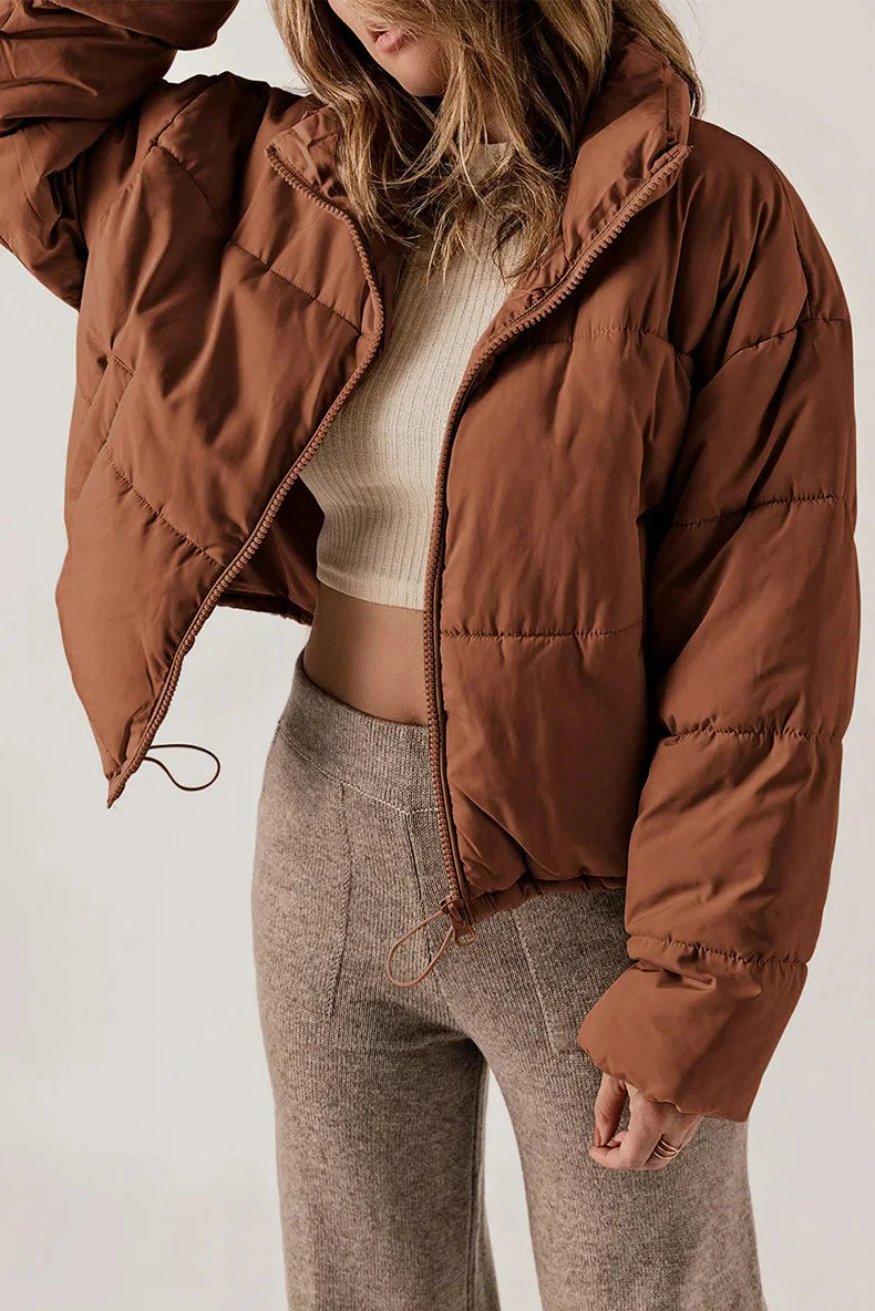 Damen Steppjacke | Reißverschluss und Eingrifftaschen - Image 5