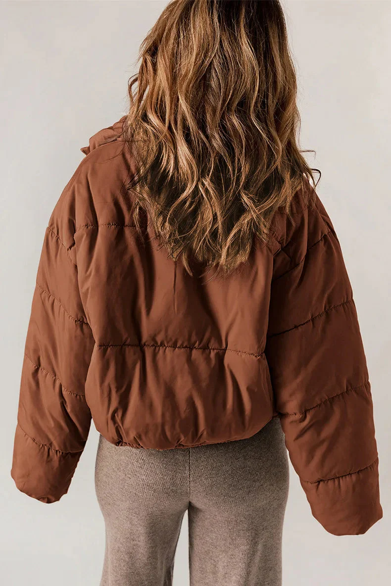 Damen Steppjacke | Reißverschluss und Eingrifftaschen - Image 6