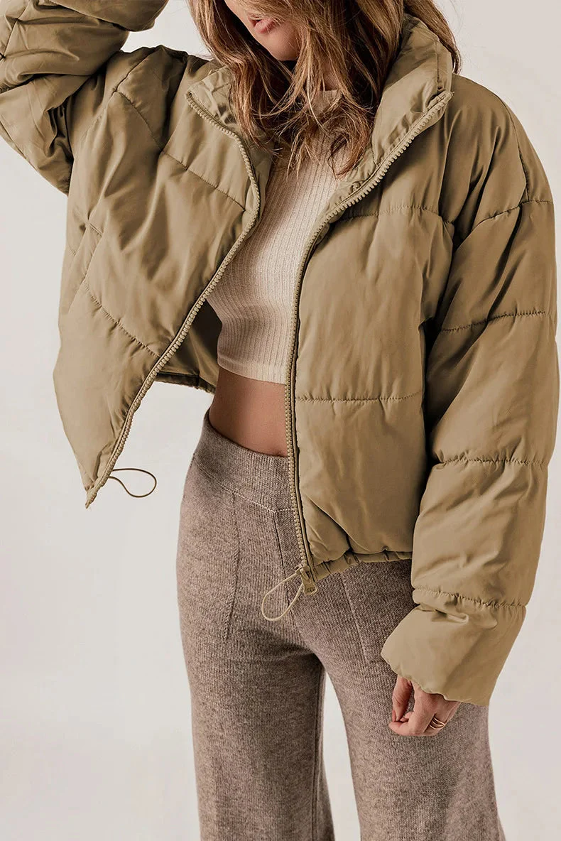 Damen Steppjacke | Reißverschluss und Eingrifftaschen - Image 7