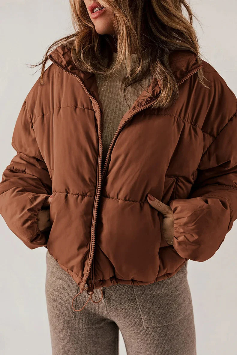 Damen Steppjacke | Reißverschluss und Eingrifftaschen - Image 9