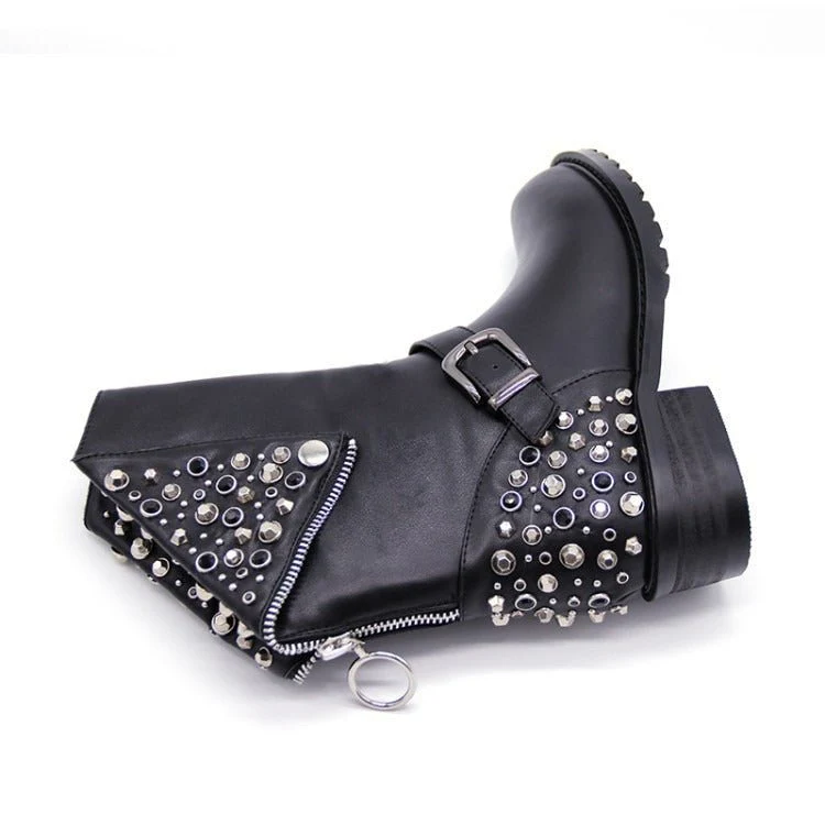 Damen-Stiefel mit Nieten - Image 3