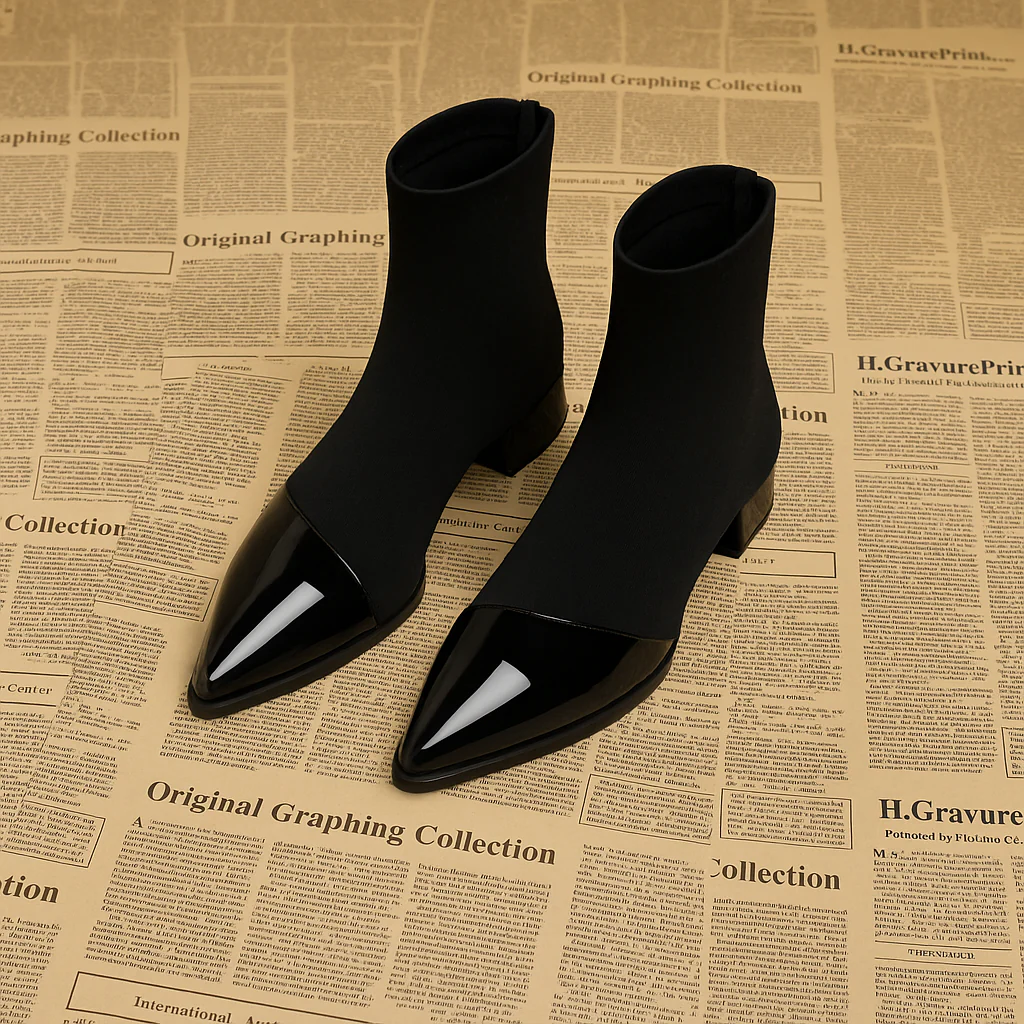 Damen Stiefeletten | Ankle Boots mit Blockabsatz - Image 3