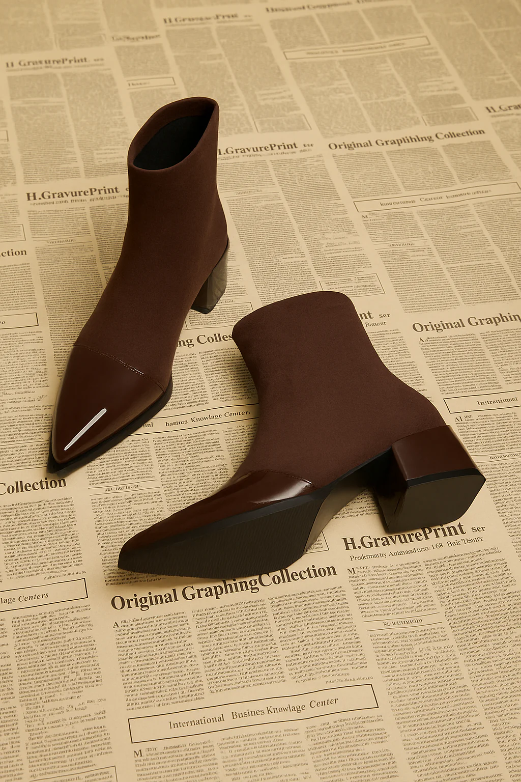 Damen Stiefeletten | Ankle Boots mit Blockabsatz - Image 4