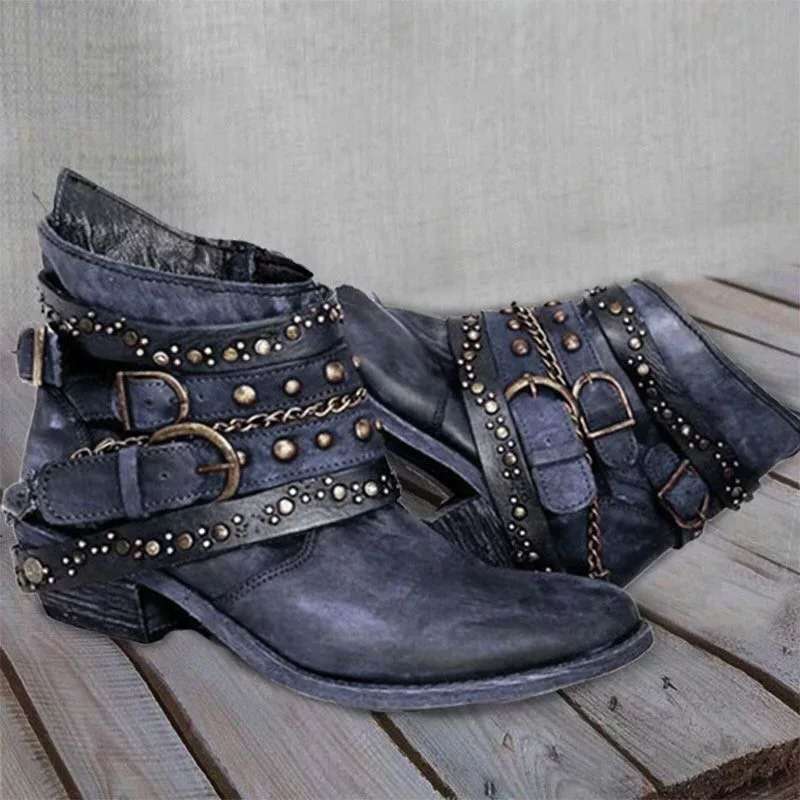 Damen Stiefeletten Cowboystiefel | Spitz - Image 3
