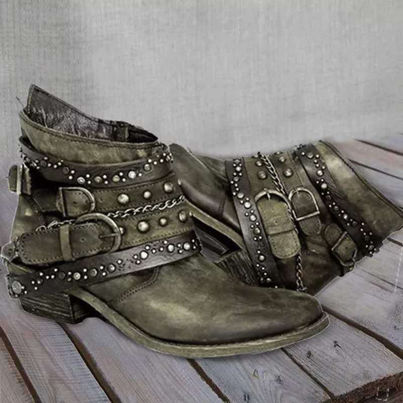 Damen Stiefeletten Cowboystiefel | Spitz - Image 4