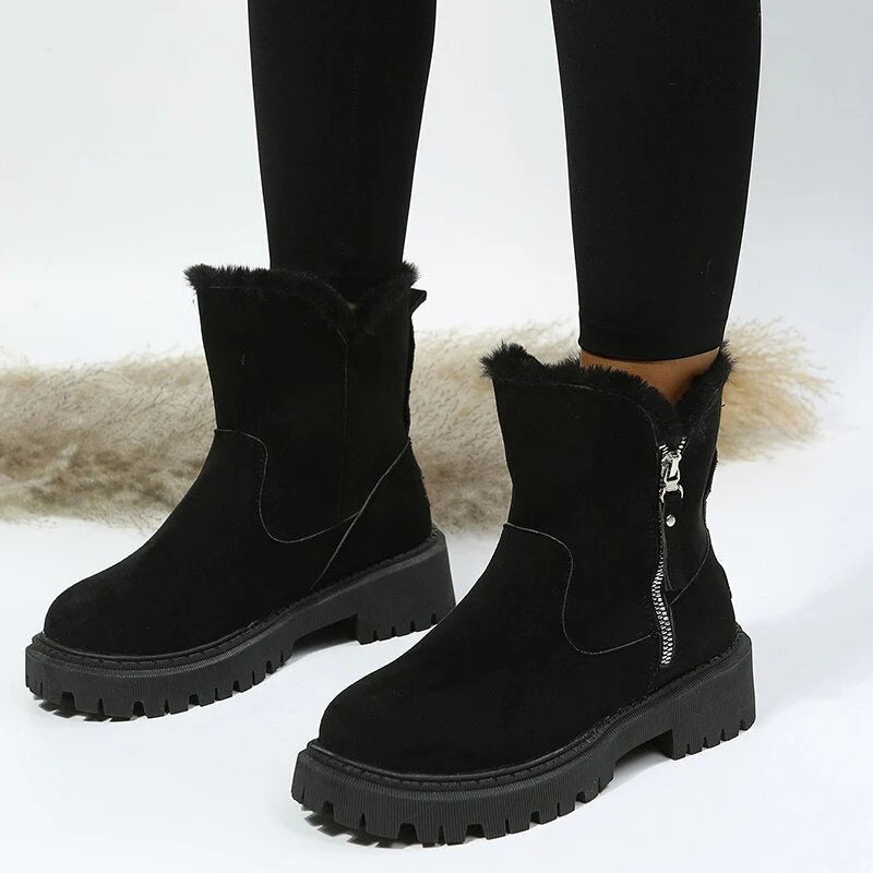 Damen-Stiefeletten mit seitlichem Reißverschluss | Rutschfest - Image 2