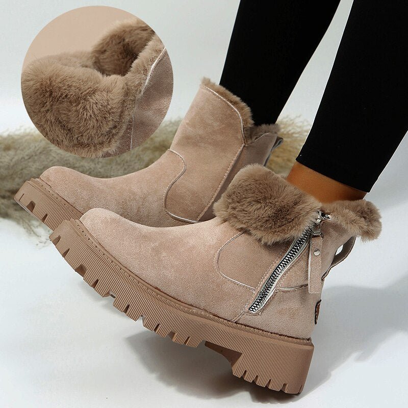 Damen-Stiefeletten mit seitlichem Reißverschluss | Rutschfest - Image 6