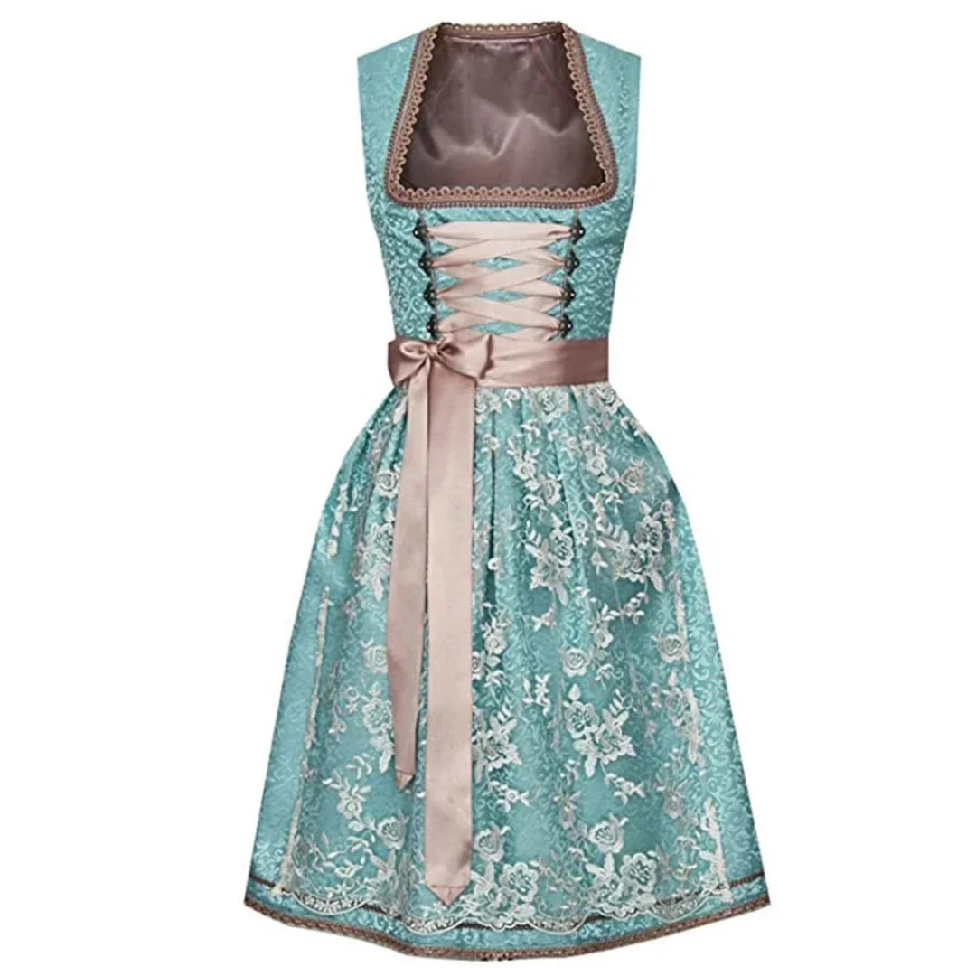 Damen Stilvoll Oktoberfest Dirndl Kleid - Image 2