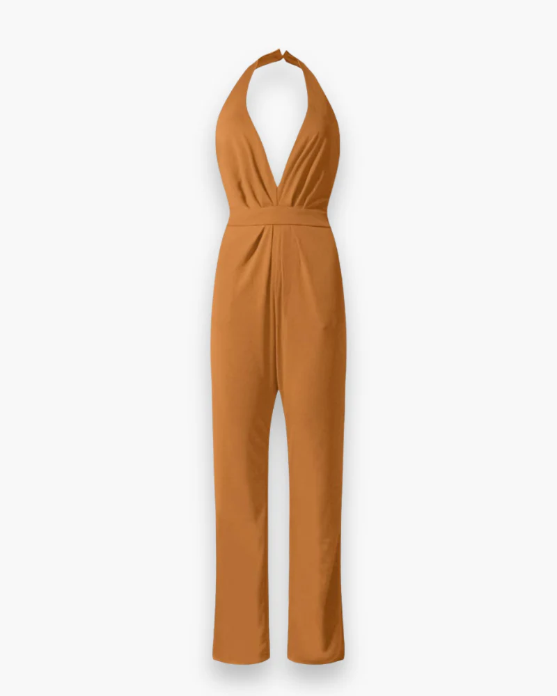Damen Stilvoll Tief Schnitt Jumpsuit | Elegante - Image 10