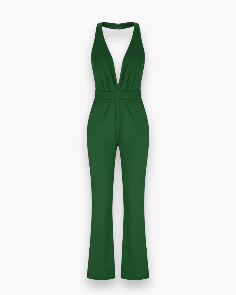 Damen Stilvoll Tief Schnitt Jumpsuit | Elegante - Image 11
