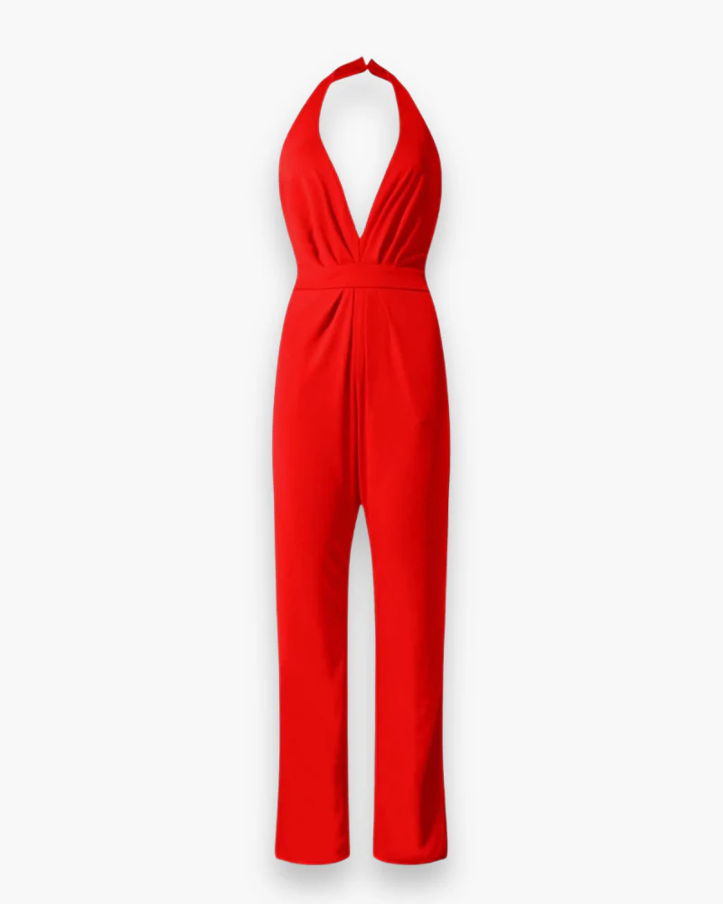 Damen Stilvoll Tief Schnitt Jumpsuit | Elegante - Image 15