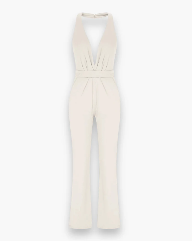 Damen Stilvoll Tief Schnitt Jumpsuit | Elegante - Image 9