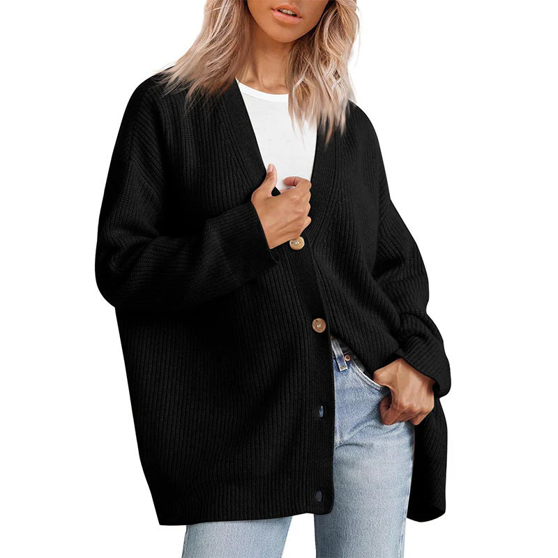 Damen-Strickjacke in Übergrößer | Gestreift - Image 5