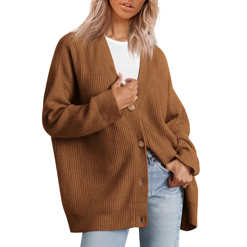 Damen Strickjacke mit Knöpfen - Image 11