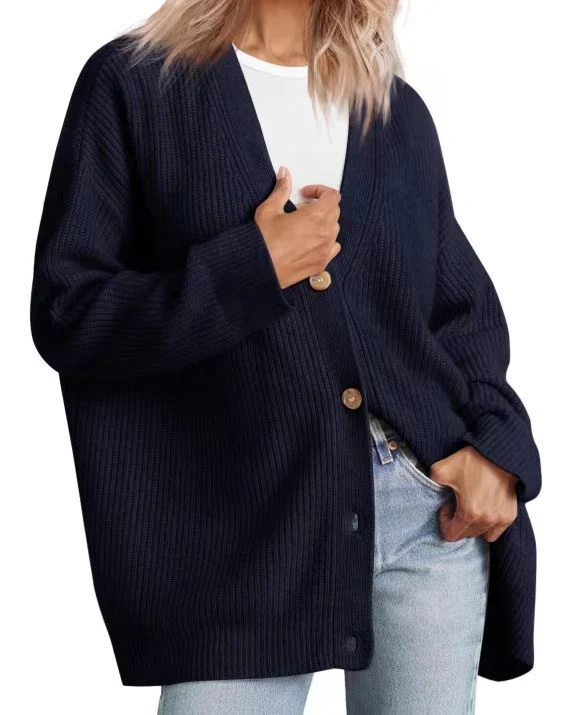 Damen Strickjacke mit Knöpfen - Image 2