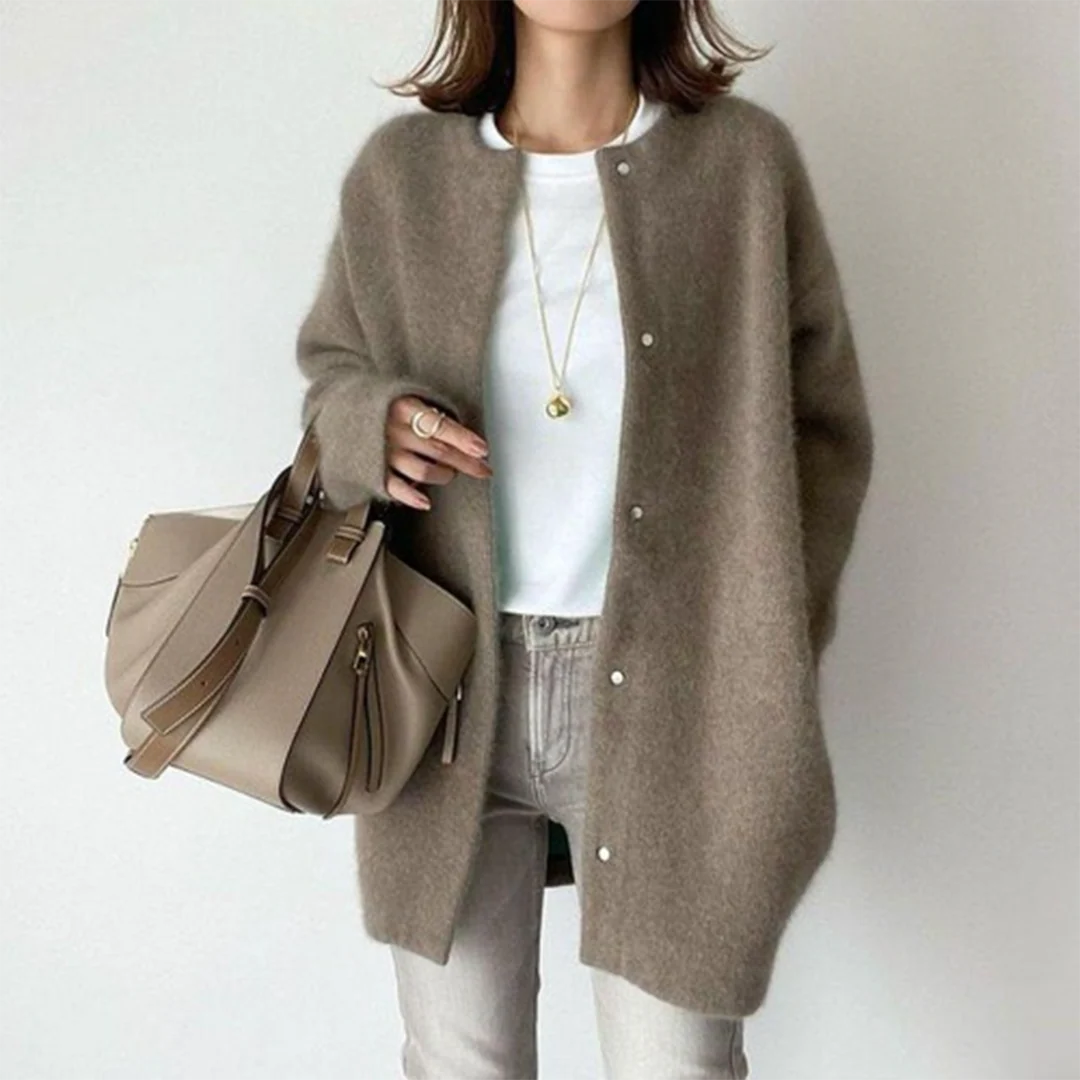 Damen Strickjacke | Offene Front mit gleichmäßiger Kantenführung - Image 8