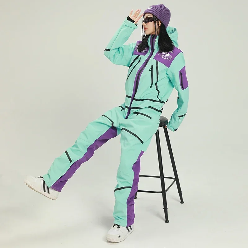 Damen Stylisch Einteiler Skianzug | Winter - Image 2