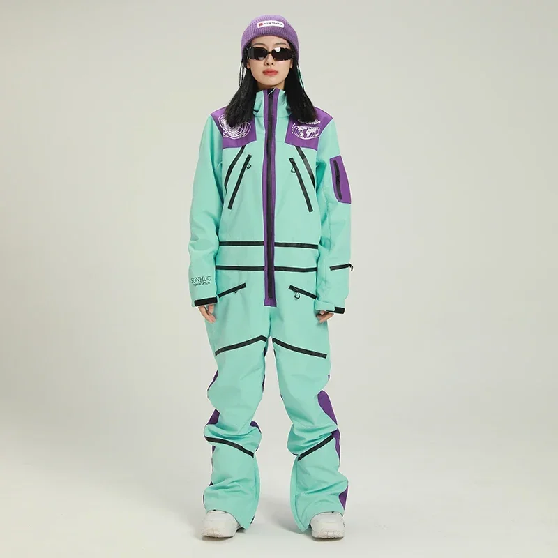 Damen Stylisch Einteiler Skianzug | Winter - Image 6