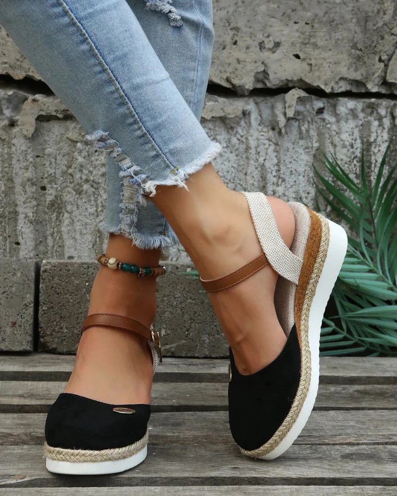 Damen stylische Sommer-Espadrilles | Plateau - Image 2